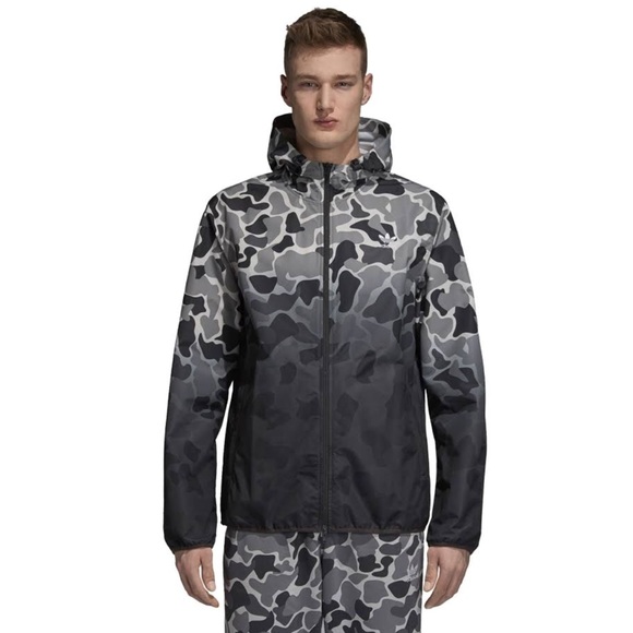 🐆New Adidas Originals Camouflage Windbreaker - Picture 6 of 8